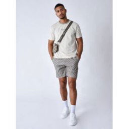 Project X Paris Short de bain imprimé Graphic Gaze Couleur - Kaki, Taille - S