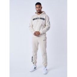 Project X Paris Bas de Jogging style baseball avec logo Couleur - Ivoire, Taille - L