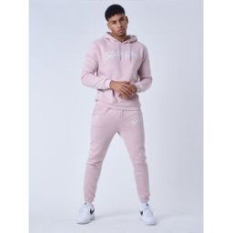 Project X Paris Bas de jogging basic full logo broderie Couleur - Rose poudré, Taille - L