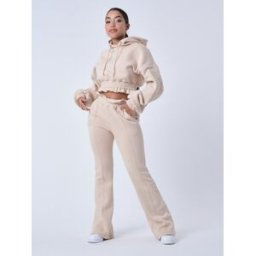 Project X Paris Bas de jogging Flare Couleur - Beige, Taille - S