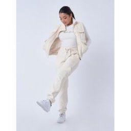 Project X Paris Bas de jogging matelassé Couleur - Beige, Taille - XS