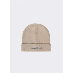Project X Paris Bonnet brodé Couleur - Beige, Taille - Unique