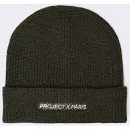 Project X Paris Bonnet brodé Couleur - Kaki, Taille - Unique