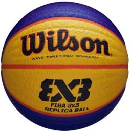Wilson Fiba 3X3 Basketball Adults Bleu/Jaune Taille 6 Unisex