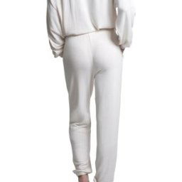 Passionata Ocea pantalon fluide coupe droite blanc en viscose M unisex