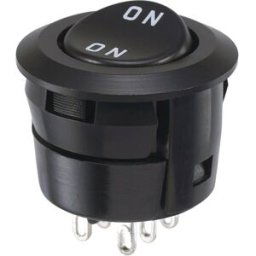 Miyama DS-059F-ON Interrupteur à bascule 250 V/AC 3 A 2 x On/On à accrochage 1 pc(s)