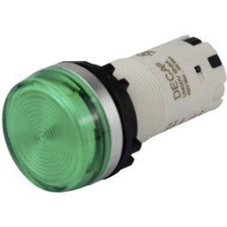 DECA CP24P-3EQ4G Voyant lumineux 24 V DC/AC 8 A (L x l x H) 29.9 x 20.5 x 55 mm IP66 1 pc(s)