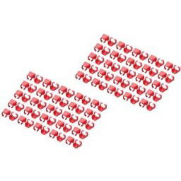 Digitus A-CC-R Clips couleur pour câbles patch rouge 100 pc(s)