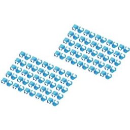 Digitus A-CC-B Clips couleur pour câbles patch bleu 100 pc(s)