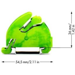 Support de barre collectrice de mise à la terre WAGO 812-141 25 pc(s)