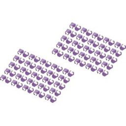 Digitus A-CC-VI Clips couleur pour câbles patch violet 100 pc(s)