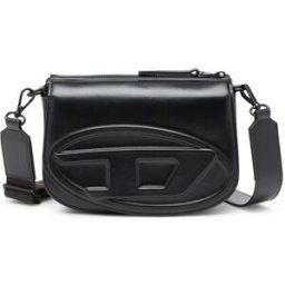 Diesel - 1DR-Sac Camera en cuir premium - Sacs à bandoulière - Mixte - Noir UNI
