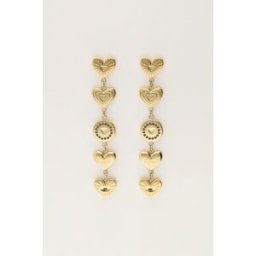 Boucles d'oreilles Iconic avec maxi cœurs My Jewellery Doré One size femme