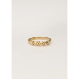 Bague avec fleurs et pierres My Jewellery Argenté/Doré 17 femme