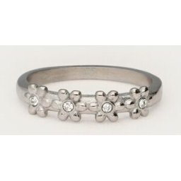 Bague avec fleurs et pierres My Jewellery Doré/Argenté femme