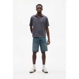 Pull&Bear Bermuda En Jean Standard Bleu fluo 42 male