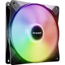 BeQuiet LIGHT WINGS LX 140mm PWM Ventilateur pour PC noir (l x H x P) 140 x 140 x 25 mm avec éclairage LED