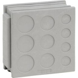 Passe-câbles Icotek DT 3 41520 Ø max. des bornes 11.3 mm Elastomère gris 1 pc(s)