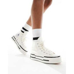 Converse - Chuck 70 Plus - Baskets montantes - CrÃ¨me-Blanc Blanc 35 unisex