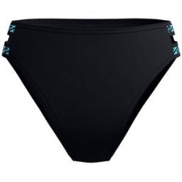 Speedo Solid Logo Elastic High Waist Bottom Speedo Noir 12 (M) Female