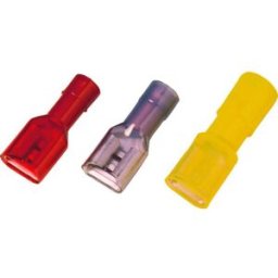 Cosse clip 2.8 mm x 0.5 mm Weidmüller VFSKHV/0,5-1,0/285 1491860000 entièrement isolé rouge 100 pc(s)