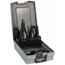 Jeu de forets étagés HSS Bosch Accessories 2608588069 4 - 12 mm, 4 - 20 mm, 6 - 30 mm TiAIN 1 set - 3 pièces