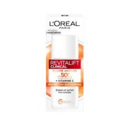 L'Oréal Paris Revitalift Clinical Fluide Anti UV SPF 50 + 50 ML - Boîte 50 ml
