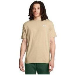 T-shirt Under Armour Ua Tyle Avec Logo Sur La Poitrine Gauche Beige