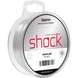 Delphin SHOCK Line transp. 0,50mm 15,0kg 80m Silver, Maroon, Gray 0,50mm 15,0kg 80m