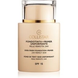 Collistar Even Finish Foundation+Primer 24h Perfect Skin fond de teint et base SPF 15 teinte 1 Ivory 35 ml
