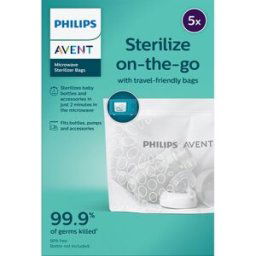 Philips Avent Steriliser bags SCF297/05 sachets stérilisants pour four micro-ondes 5 pcs