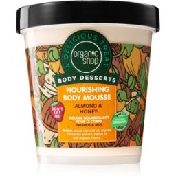Organic Shop Body Desserts Almond & Honey mousse corps nutrition et hydratation 450 ml