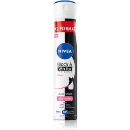NIVEA Black & White Invisible Clear spray anti-transpirant pour femme 200 ml