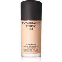 MAC Cosmetics Mini Studio Fix Fluid SPF 15 24HR Matte Foundation + Oil Control fond de teint matifiant SPF 15 teinte NC10 15 ml