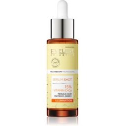 Eveline Cosmetics Serum Shot 15% Vitamin C+Cg sérum anti-rides illuminateur à la vitamine C 30 ml