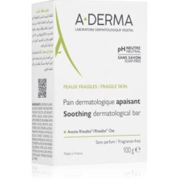 A-Derma Les Indispensables Dermatological Bar pain dermatologique nettoyant pour peaux sensibles et irritées 100 g