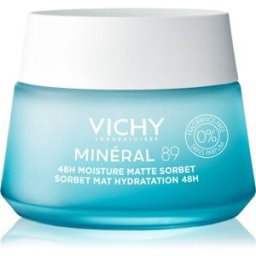 Vichy Minéral 89 Moisture Matte Sorbet crème sorbet pour peaux grasses et mixtes sans parfum 50 ml