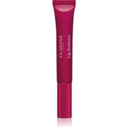Clarins Lip Perfector Shimmer brillant à lèvres pour un effet naturel teinte 08 Plum Shimmer 12 ml