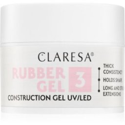 Claresa Rubber Gel Construction Gel UV/LED vernis à ongles gel pour des ongles longs teinte 03 45 g