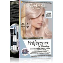 L’Oréal Paris Préférence Le Blonding Toner lotion tonique acide neutralisant les reflets cuivrés teinte 02 Pearl Blonde 1 pcs