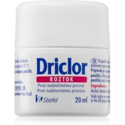 Driclor Solution anti-transpirant roll-on anti-transpiration excessive 20 ml