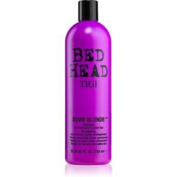 TIGI Bed Head Dumb Blonde shampoing pour cheveux traités chimiquement 750 ml
