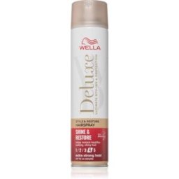 Wella Deluxe Shine & Restore laque cheveux extra fort pour donner du volume 250 ml