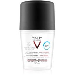 Vichy Homme Deodorant anti-transpirant anti-traces blanches et jaunes 48h 50 ml