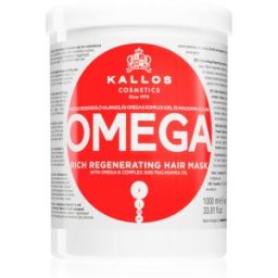 Kallos KJMN Professional Omega masque nourrissant cheveux au complexe oméga-6 et huile de macadamia 1000 ml