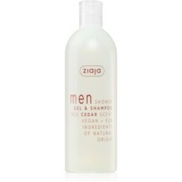 Ziaja Men shampoing et gel de douche 2 en 1 Red Cedar 400 ml