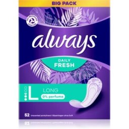 Always Daily Fresh Long protège-slips sans parfum 52 pcs