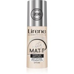 Lirene City Matt fond de teint fluide matifiant effet lissant teinte 208 Toffee 30 ml