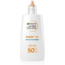 Garnier Ambre Solaire Super UV Niacinamide fluide léger protecteur anti-imperfections de la peau SPF 50+ 40 ml