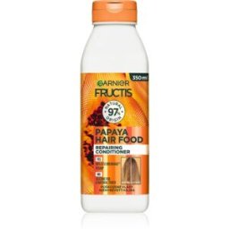 Garnier Fructis Papaya Hair Food après-shampoing régénérant pour cheveux abîmés 350 ml
